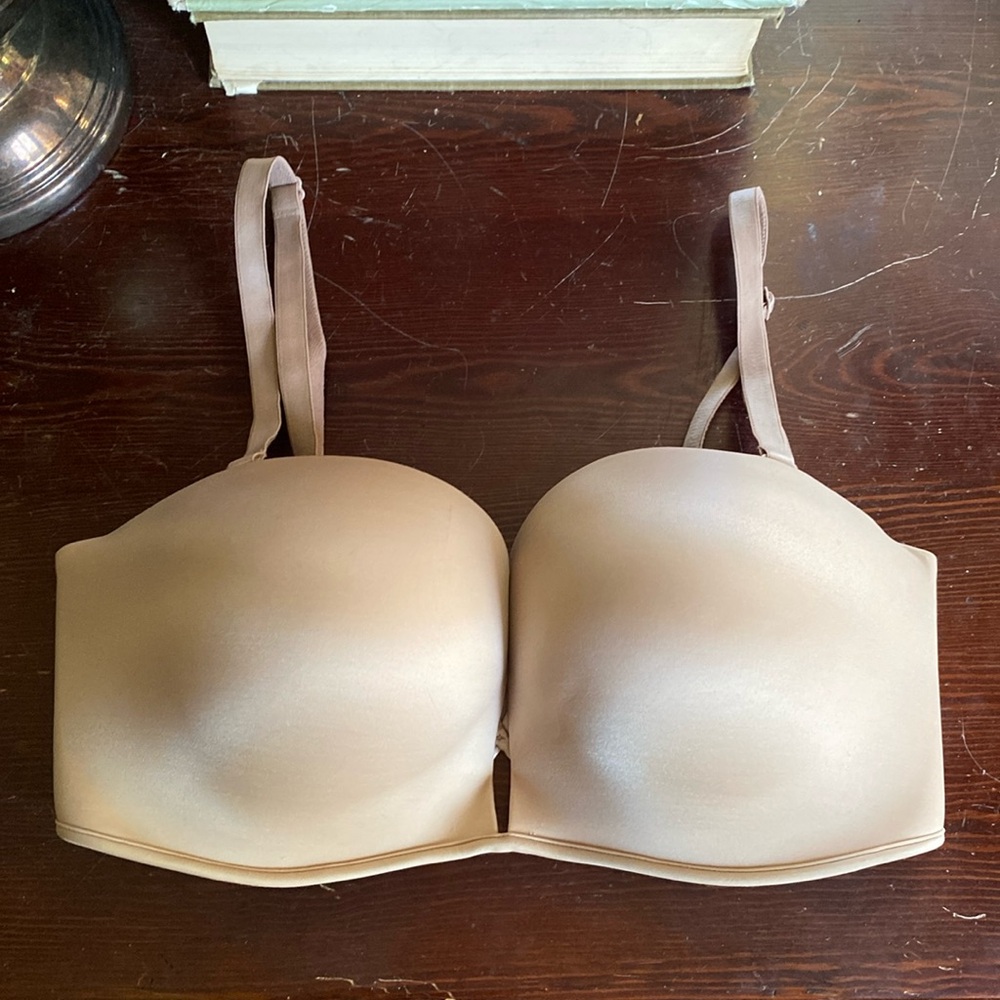 Victoria's Secret Bombshell Convertible Bra 34D Add-2-Cups Multiway Strapless